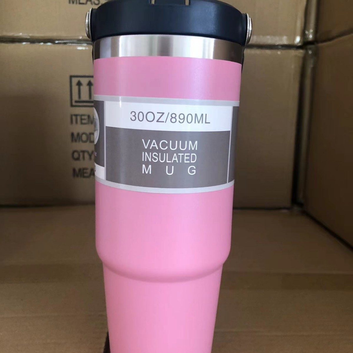 Taza de vacío de acero inoxidable de gran capacidad de alta apariencia taza de helado portátil deportes al aire libre taza de coche