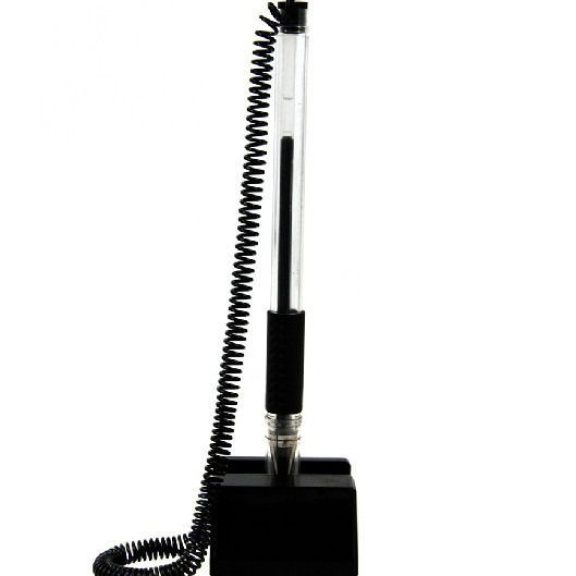 粘式pen辦公用品銀行廣告底座人事部簽字中性水性水筆商務台筆