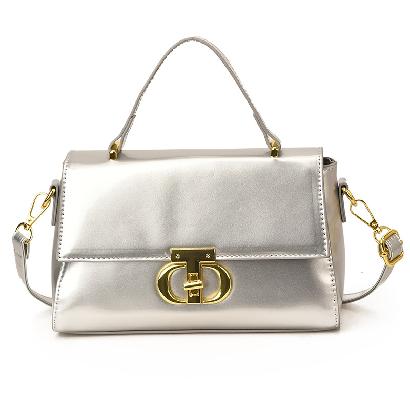 Hong Kong estilo retro bolso de mano de alto nivel, bolso de hombro de nicho retro, simple y versátil, bolso de lujo ligero y de moda.