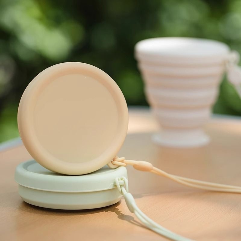 Foldable portable water cup, travel wash cup, camping outdoor mouthwash cup, silicone sports and hiking travel cup