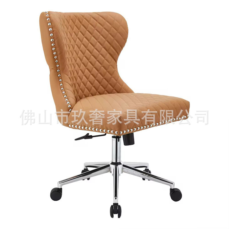 Beauty Chair, Salon Chair, Italian Button Art Makeup Chair, American Soft-Packed Manicure and Pedicure Chair, Designer Restaurant Chair
