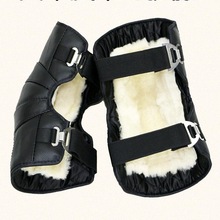 电动车摩托车保暖护膝四季骑专用防风寒冬季真皮羊毛护腿加厚男女