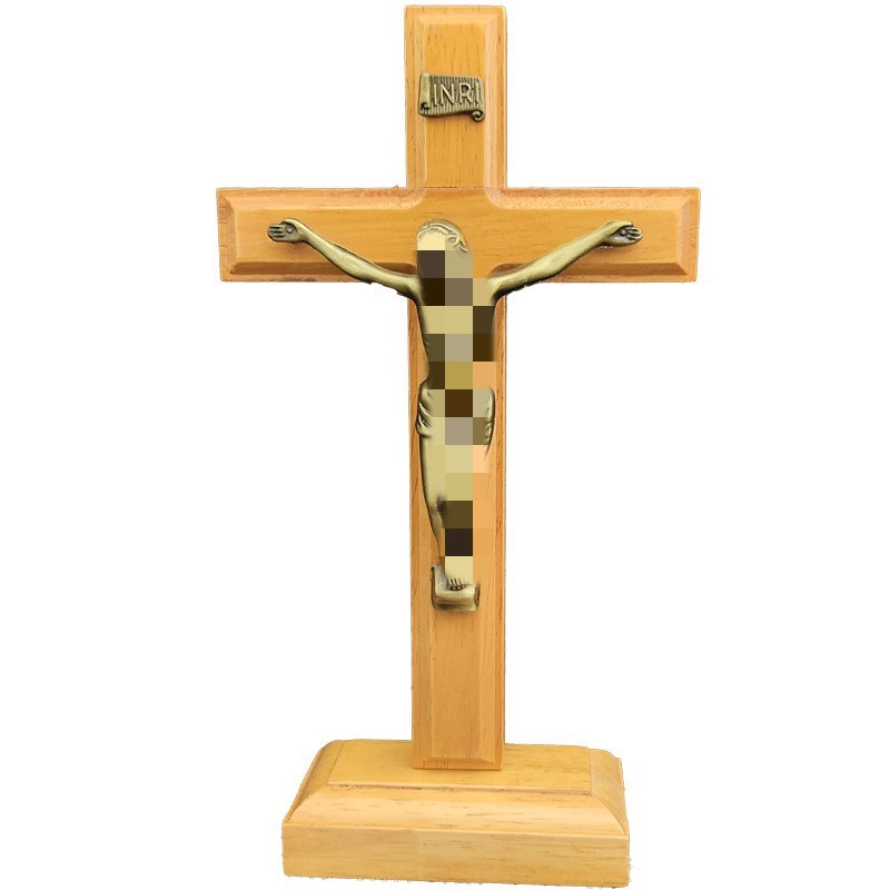 Cross-border foreign trade exquisite wooden cross decoration decoration gift gift