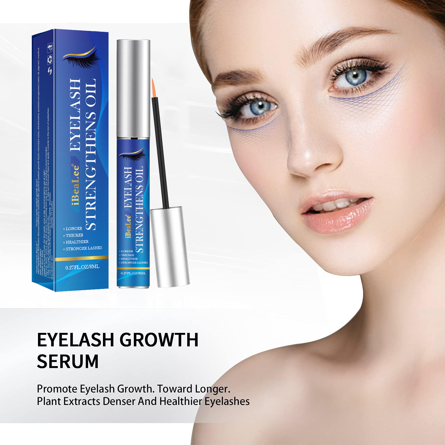 curly, IBeaLee thick, slender, with black eyebrows and eyelashes. The eyelash nutrient solution is gentle for_voghion.com