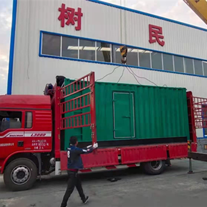 上柴分厂600KW隔音箱柴油发电机 房地产消防验收备用发电站