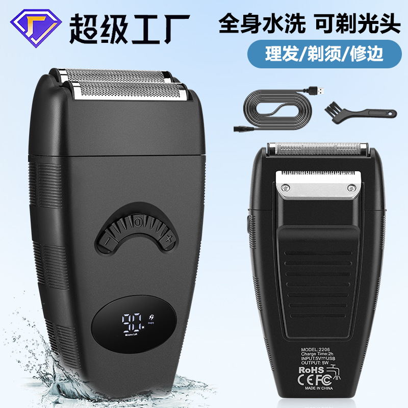 Máquina de afeitar eléctrica transfronteriza de los nuevos hombres multi-funcional maquinilla de afeitar del hogar lavable multi-funcional cortadora de pelo profesional