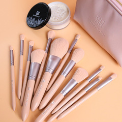 Shi Pofei 12-piece makeup brush set, complete set of bionic hair powder brushes, beauty tools, eye shadow brush, high-gloss blush brush