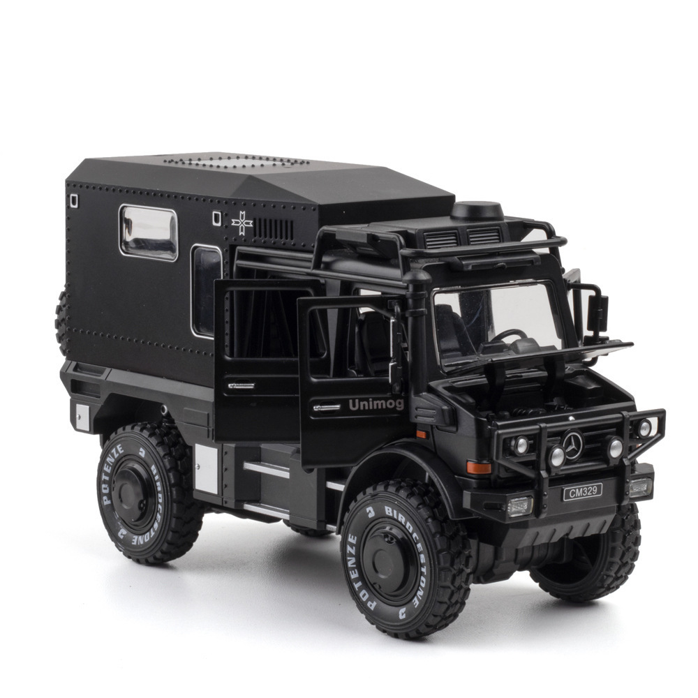 Chimei aleación coche modelo 1:28 dachi wunimok off-road vehículo puerta juguete coche sonido y luz modelo decoración colección
