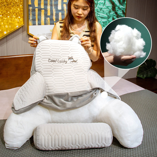 Bedside pillow, bed waist cushion, large back pillow, body pillow, waist pillow, sofa, ice silk latex waist pillow for girls