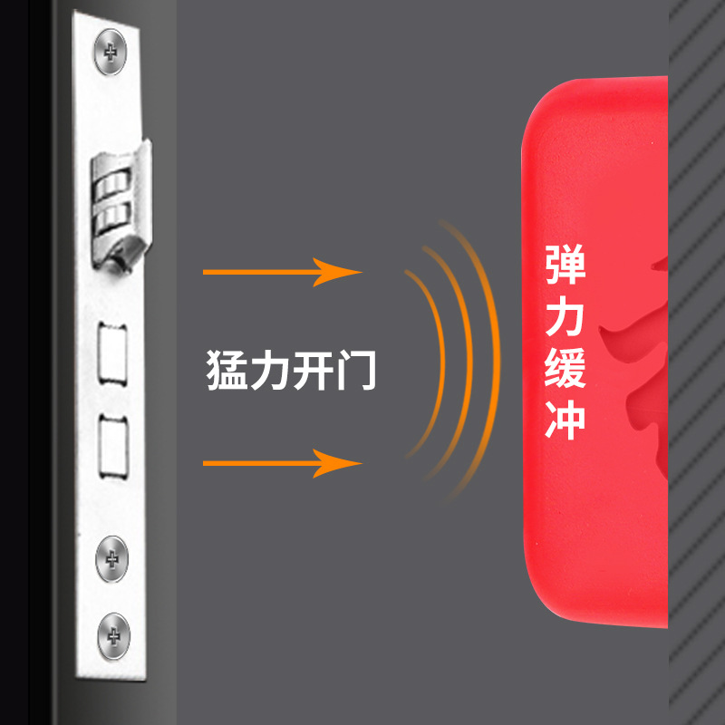 New anti-collision stickers, thickened door handles, refrigerator door locks, door back wall, anti-collision buffer pads for entry doors