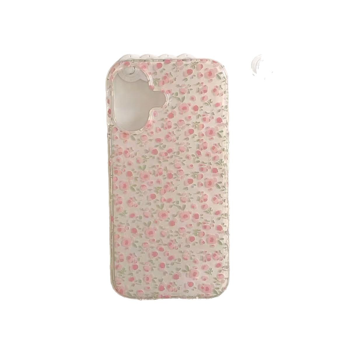 Estilo ins rosa fresco amarillo pequeño floral para iphone13/14 funda para teléfono móvil 15ProMax Apple 16 hembra 15
