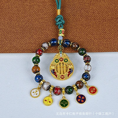 Car hanging, Pendant Wholesale - pisces-abacus-ash-glazed-car-hanger
