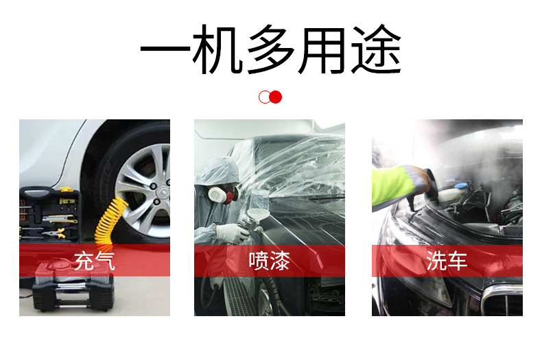 Mobile screw-type air compressor for drilling rigs, two-wheel and four-wheel fixed-type large air compressor for mining use