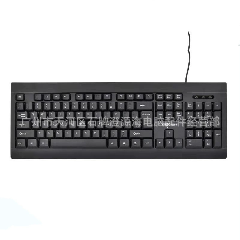 Клавиатура W912 Business Office с проводным интерфейсом USB Home Примечание: Эта настольная клавиатура USB с одним разъемом
