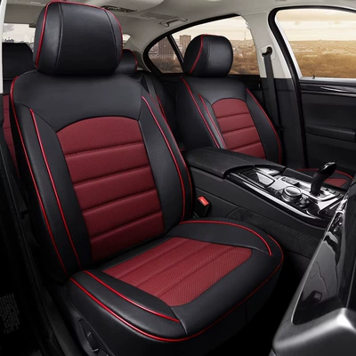 Modelə uyğun (Original) oturacaq örtükləri – Lexus Rx300 Leather Seat - black-wine-red-five-seats-nappa-leather-full-surround-of-front-and-rear-rows