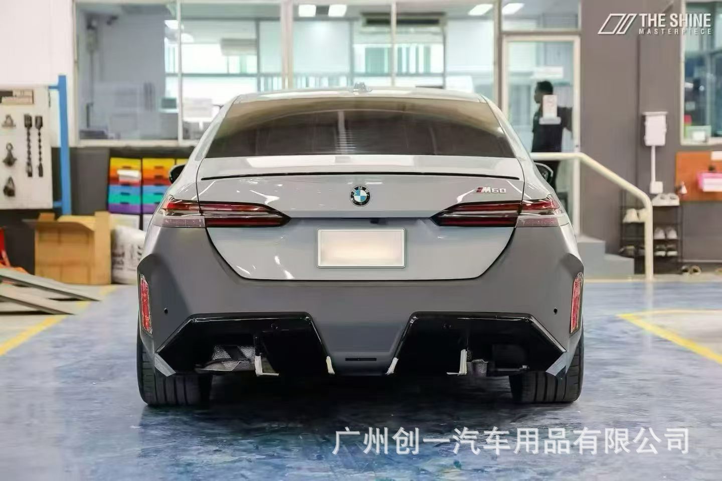 Suitable for 2024 BMW 5 Series G60G68 modified to M5, including front and rear bumpers, M5 front grille, rear bumper, side skirts, and exhaust