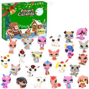 Cross-border New Christmas 24 Days Anime Doll Blind Box Countdown Calendar Blind Box Ornaments Christmas Blind Box