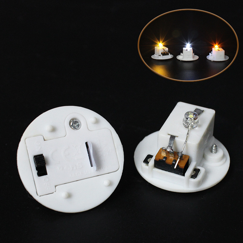 Manufacturer LED night light small toy base light LR44 battery light assembled light