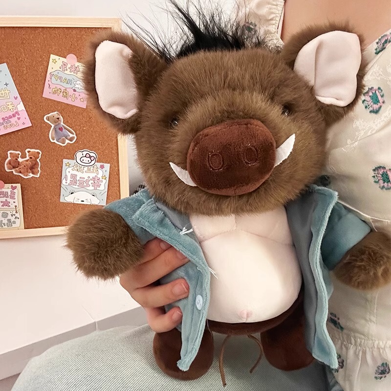 Internet Red Black Myth Wukong Around Pig Doll Doll Backpack Hanging Plush Toy Boyfriend Gift