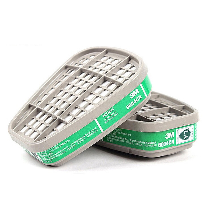 3M 6004CN máscara protectora de amoníaco pintura en aerosol de pesticidas industriales caja de filtro de carbón activado con máscara de gas al por mayor