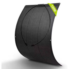 フレキシブル太陽光パネル100w200w300w単結晶シリコン太陽電池パネルトレーラートラック充電ボード