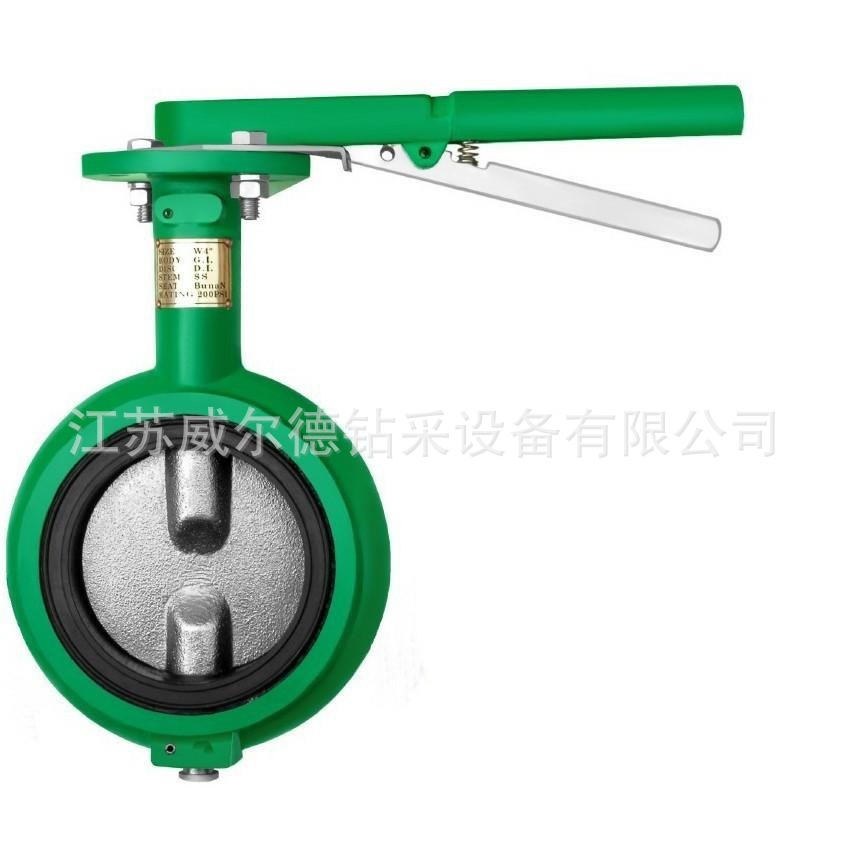 工厂直供  美标 DM NE-C 手动低压铸铁对夹式（Wafer Type)蝶阀