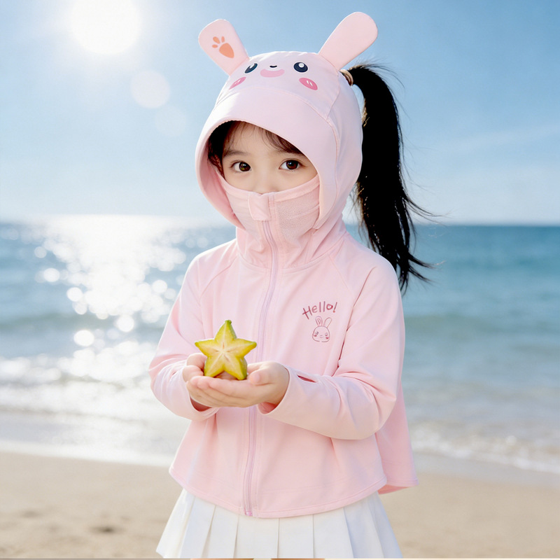 Summer Children's Sun Protection Clothing, Ice Silk Lightweight Uv Protection Jacket for Boys and Girls, 2026 New Model Baby Sun Protection Clothing Summer Children's Sun Protection Clothing, Ice Silk Lightweight Uv Protection Jacket for Boys and Girls, 2026 New Model Baby Sun Protection Clothing
