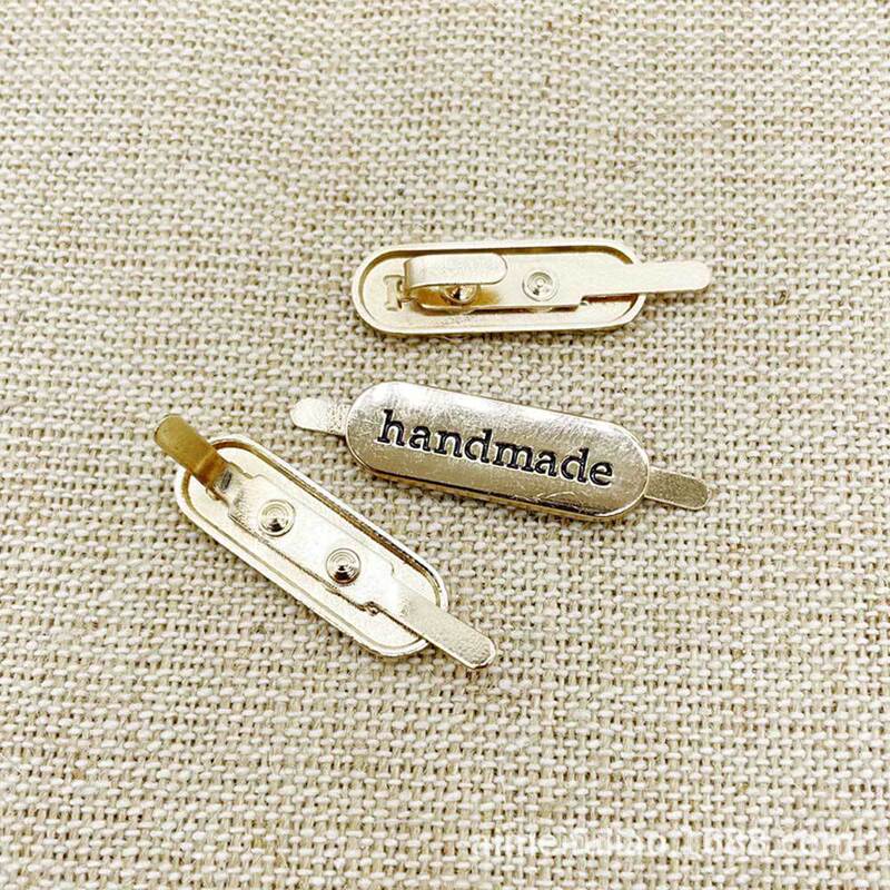 現物服装handmade足入れ金属ラベルバッグマフラー商標装飾品金物部品|undefined