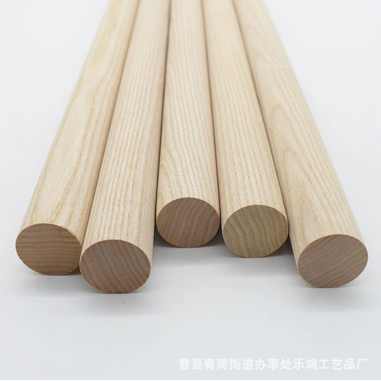 Solid Wood Round Stick Home Decoration Home Accessories Clothes Hanging Rod Round Stick Round Stick DIY Handmade Model Material