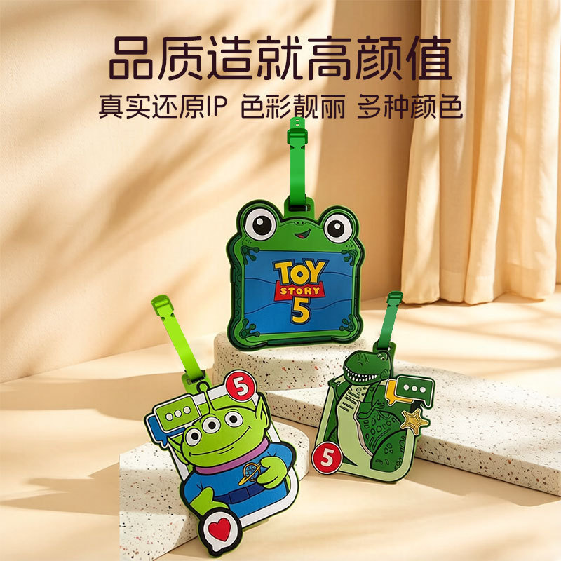 Authentic Disney Toy Story Luggage Tags, Cute Woody and Buzz Lightyear Bag Doll Pendants, Small Gifts Authentic Disney Toy Story Luggage Tags, Cute Woody and Buzz Lightyear Bag Doll Pendants, Small Gifts