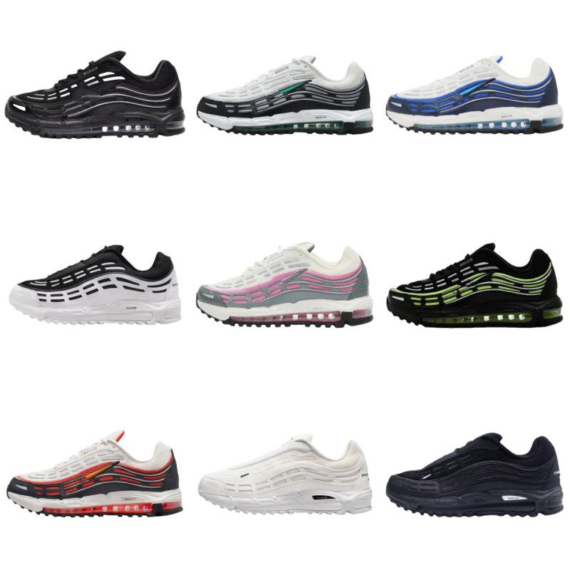 Half Size Max98 Outdoor Sports Shoes for Men and Women, Casual, Fashionable and Versatile Air Cushion Shock-Absorbing Couple Student Running Shoes