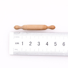 1:12 dollhouse娃娃屋 迷你木質擀麵杖 拍攝道具袖珍配件微縮場景