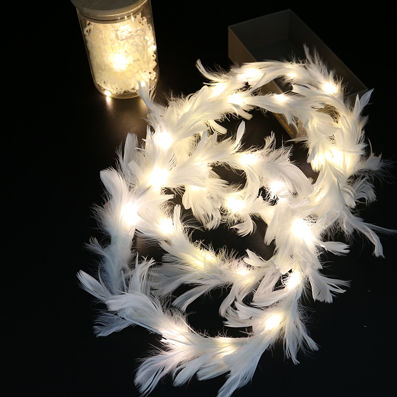 SKU_2_暖灯羽毛花环