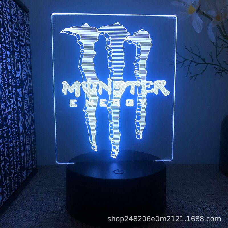 Cross-border 3D night light Harry Potter series USB creative gift light touch remote control 16 color table lamp bedside lamp