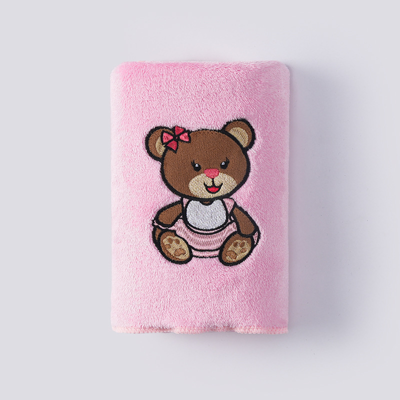 Pink, with little bears