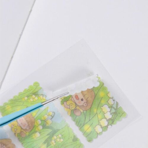Special macaron color tweezers for peripheral handbook stickers Guka clip DIY pointed elbow handbook tool