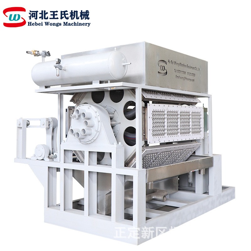 大产量新型蛋托机八面蛋托机器纸浆鸡蛋的托盘生产线源头厂家