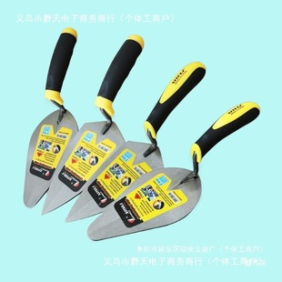 Bricklayer plastering round head bricklayer pointed piece factory direct oval hair knife bricklayer mud trowel