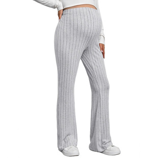 2025 Amazon Maternity Pants Xiyin Women's Adjustable Waist Women's Pants Cross-Border Maternity Wear Slightly Flared Maternity Pants