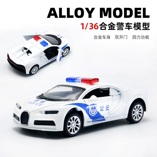 Window box-sound and light version police car white