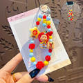 Acessórios de pingente de boneca boneca feita à mão diy estrela bonito frisado telefone móvel pingente de carro chaveiro pingente de boneca 30