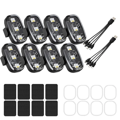 warning light, Other lights - 8-lights-1-remote-control