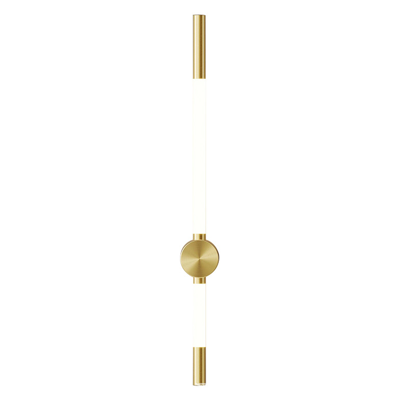 Cross-border nórdico minimalista lámpara de tira larga LED dormitorio lámpara de noche leche lámpara blanca escalera sala de estar fondo rejilla lámpara de pared fábrica