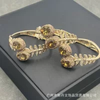Турецкий султан камень, чешская бриллиантовая браслет середина винтажная, винтажная ретро лёгкая роскошь кросс-бордер источник оптом