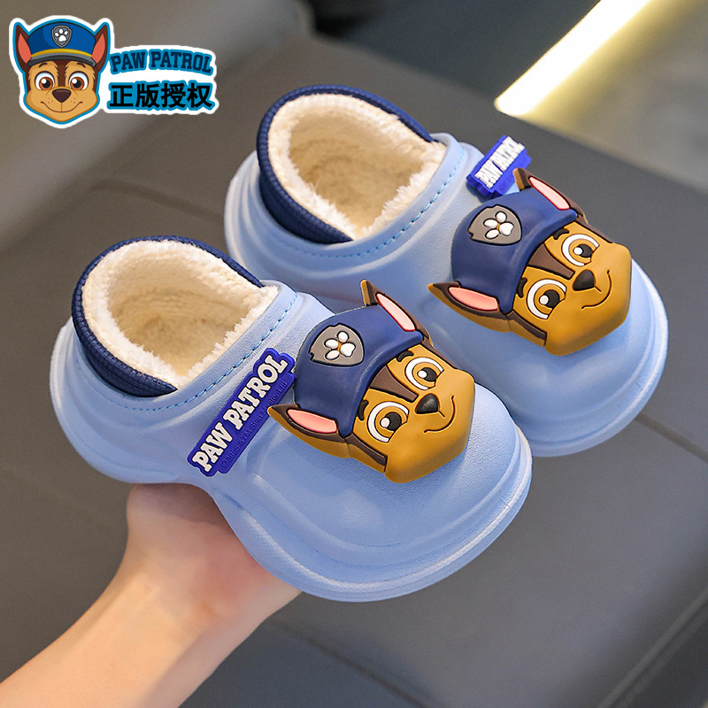 El equipo de Wollong Gong Gong2025 nuevo invierno zapatillas de algodón para niños calientes impermeables bolsas de zapatos de algodón para niños