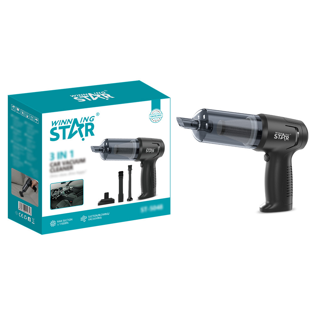 Winningstar limpieza de automóviles para el hogar transfronterizo, aspiradora y eliminación de ácaros, aspiradora de automóvil de mano inalámbrica USB todo en uno