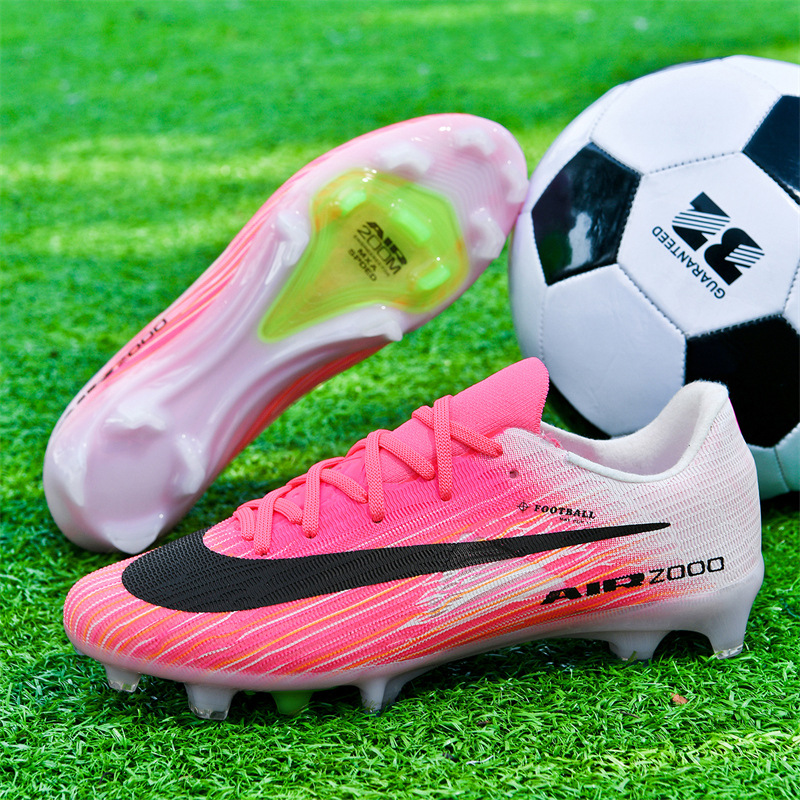 Tenis de Fútbol de Caña Alta para Jóvenes AG y Tacos TF Suela TPU y KPU Ligero para Césped Artificial image 7