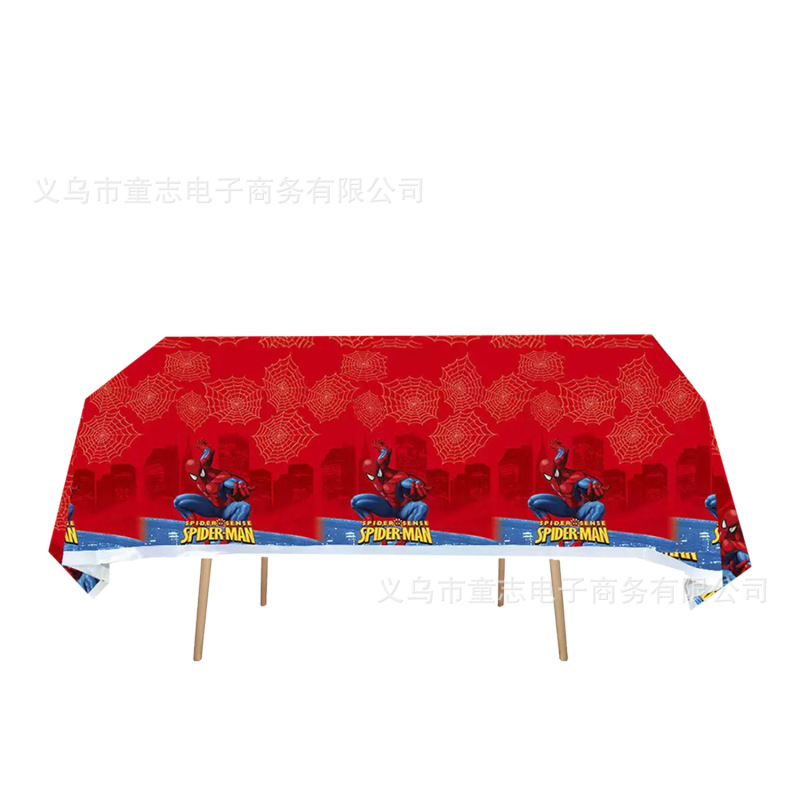 厂家直销新款现货儿童卡通生日派对装扮一次性长方形卡通桌布宴会|undefined