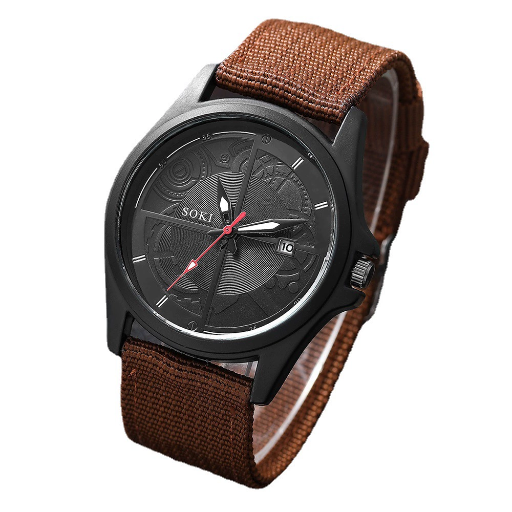 Хлопковые спортивные кварцевые часы, модные часы, AliExpress, Wish, wholesale, 2022
