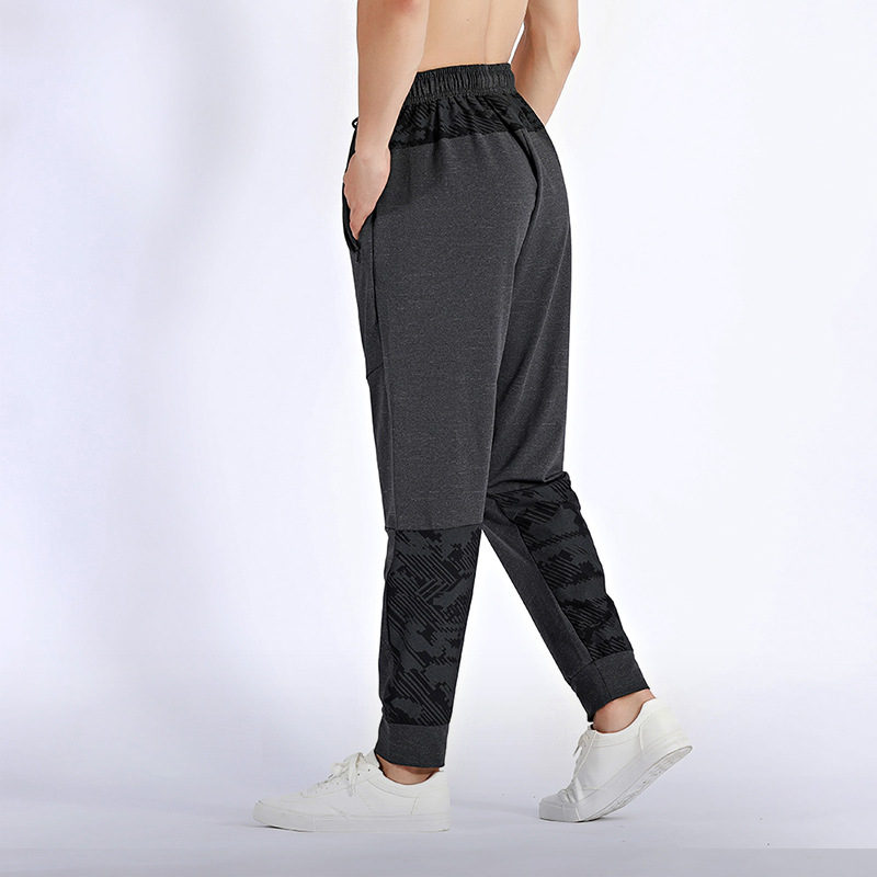 Pantalones deportivos de otoño e invierno para hombre, estampados, de fitness, informales, largos, de secado rápido, para dropshipping, venta caliente transfronteriza